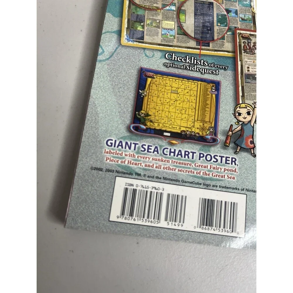 The Legend of Zelda The Wind Waker Prima Official Strategy Guide Nintendo GC